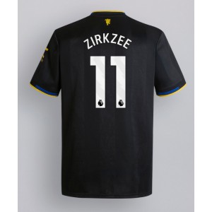 Manchester United Joshua Zirkzee #11 Jalkapallovaatteet Kolmaspaita 2025-26 Lyhythihainen